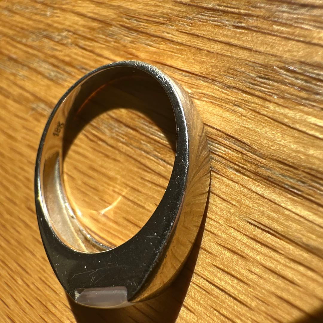 18k シンプルデザイン 金 750