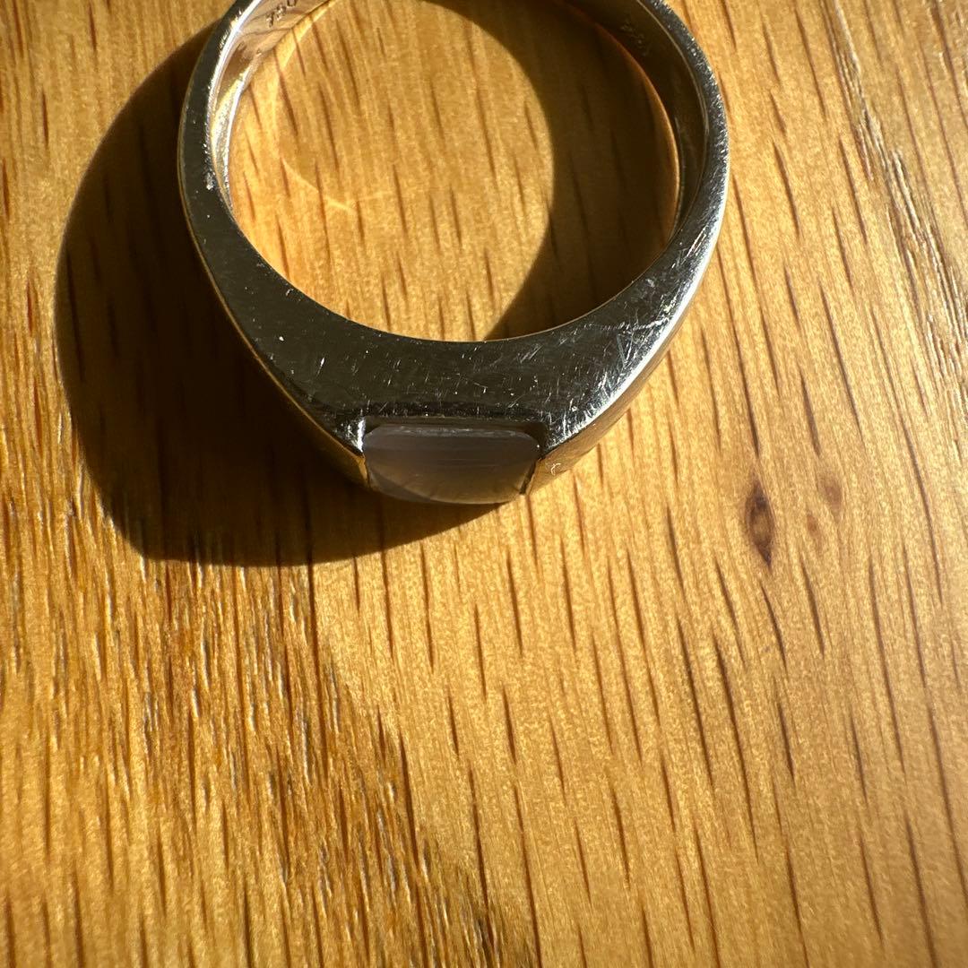 18k シンプルデザイン 金 750