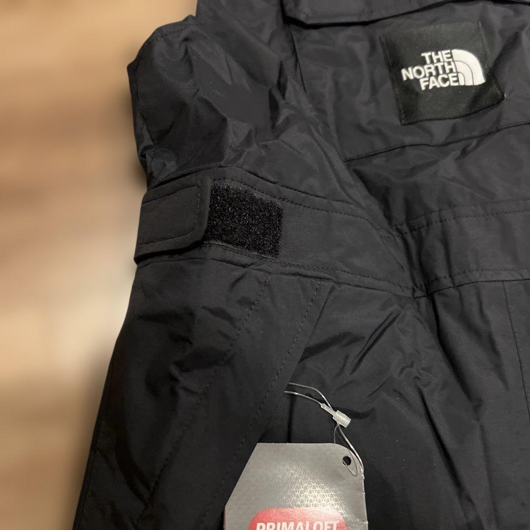 (新品タグ付き)NORTH FACE 150-170 ブラック オーバーオール