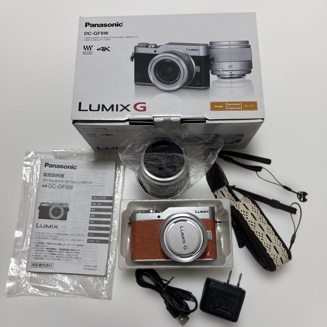 Panasonic LUMIX G DC-GF9Wミラーレスカメラ ダブルレンズ