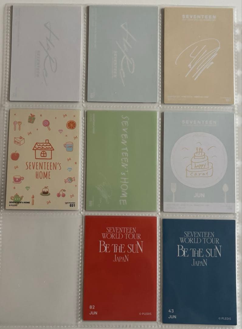 SEVENTEEN JUN ジュン　トレカ　カード　他　大量　引退品