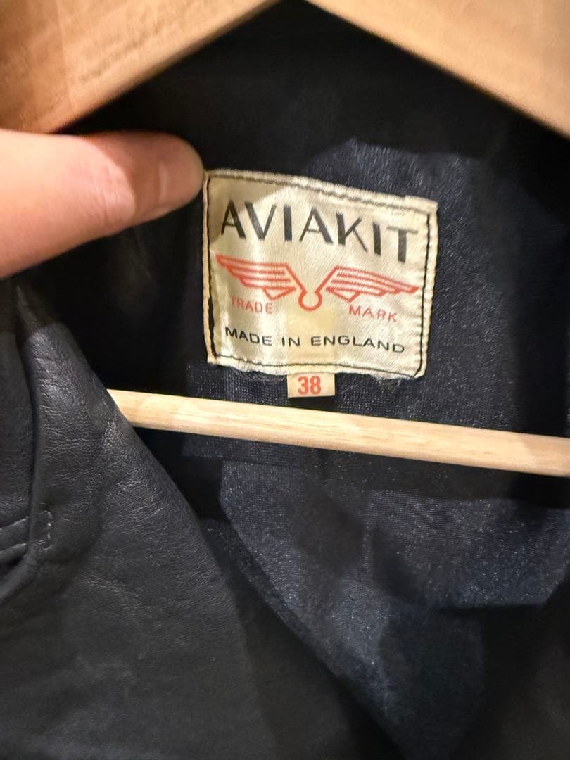 ルイスレザー　ライトニング レザーライダースジャケット 38