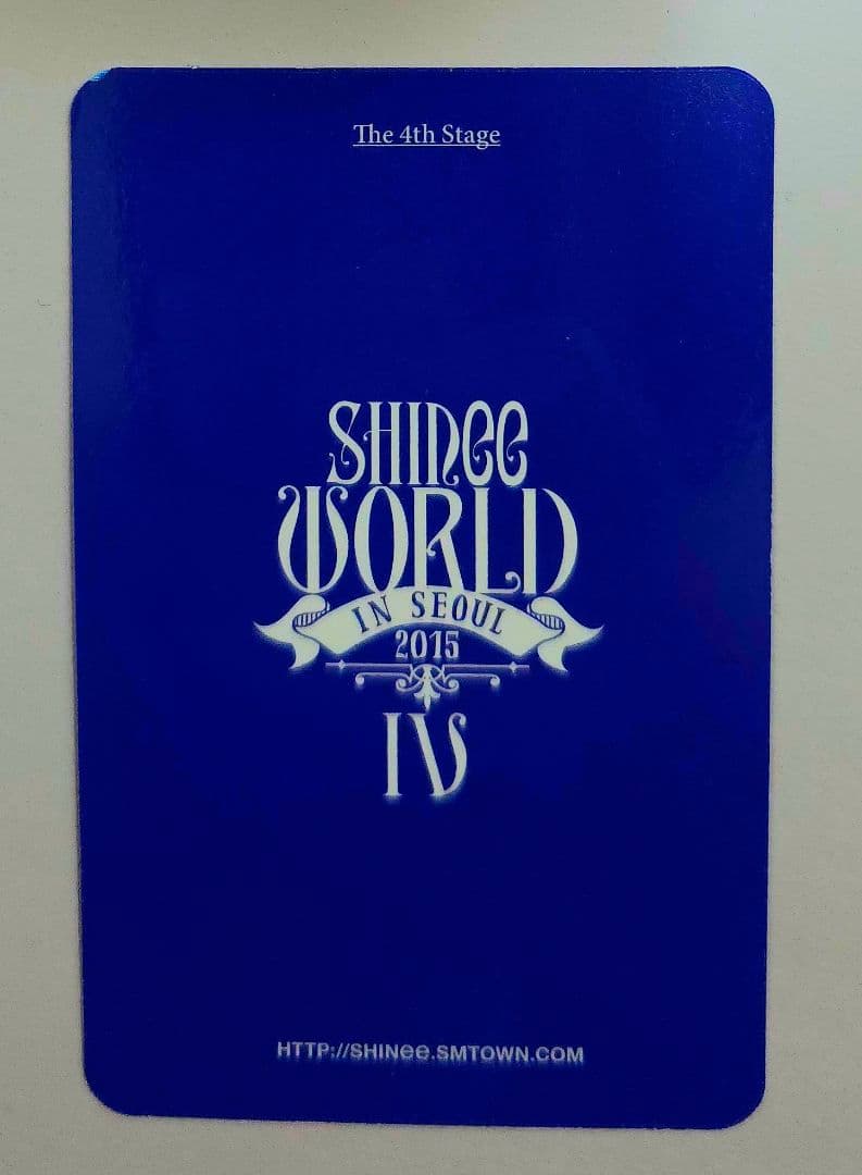 SHINee ジョンヒョン SW Ⅳ IN SEOUL 2015 トレカ