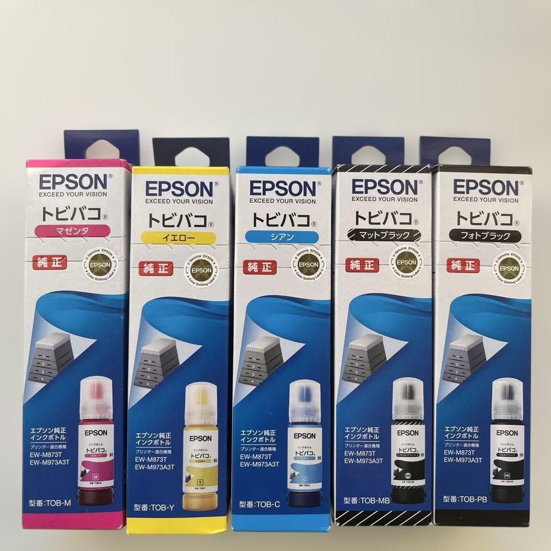エブソンカートリッジ 5色セットトビバコEW-M873T.EW-M973A3T