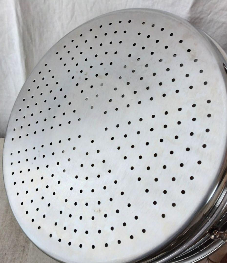 ジオプロダクト geo product／蒸し器付鍋25cm