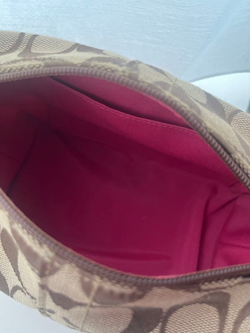 Coach ハンドバッグ ブラウン・ピンク