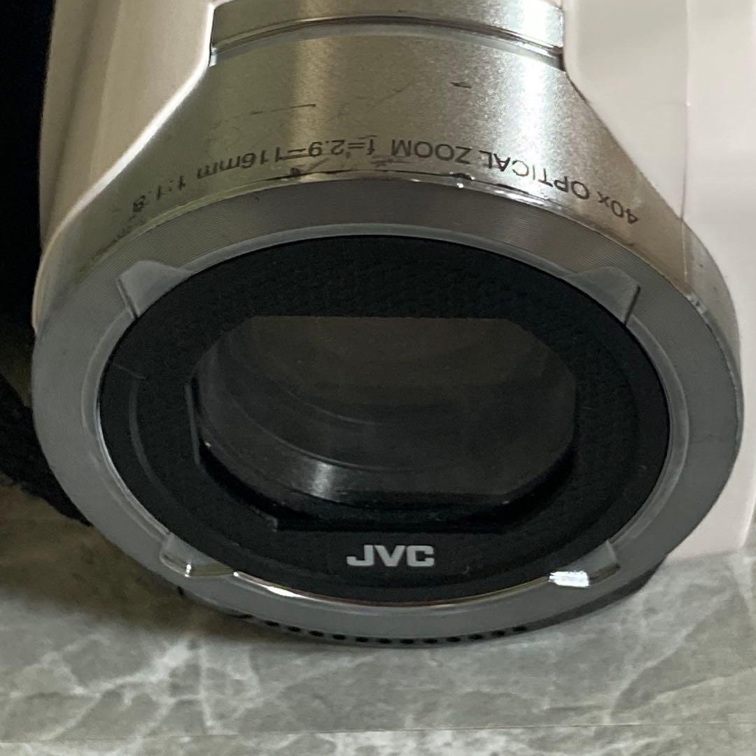 Victor JVC GZ-F100-W 2017年製 ビデオカメラ 付属品