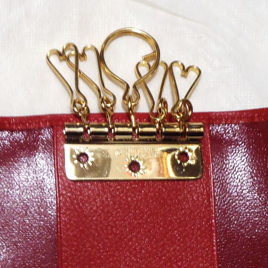 Yves Saint Laurent 赤 レザー キーケース