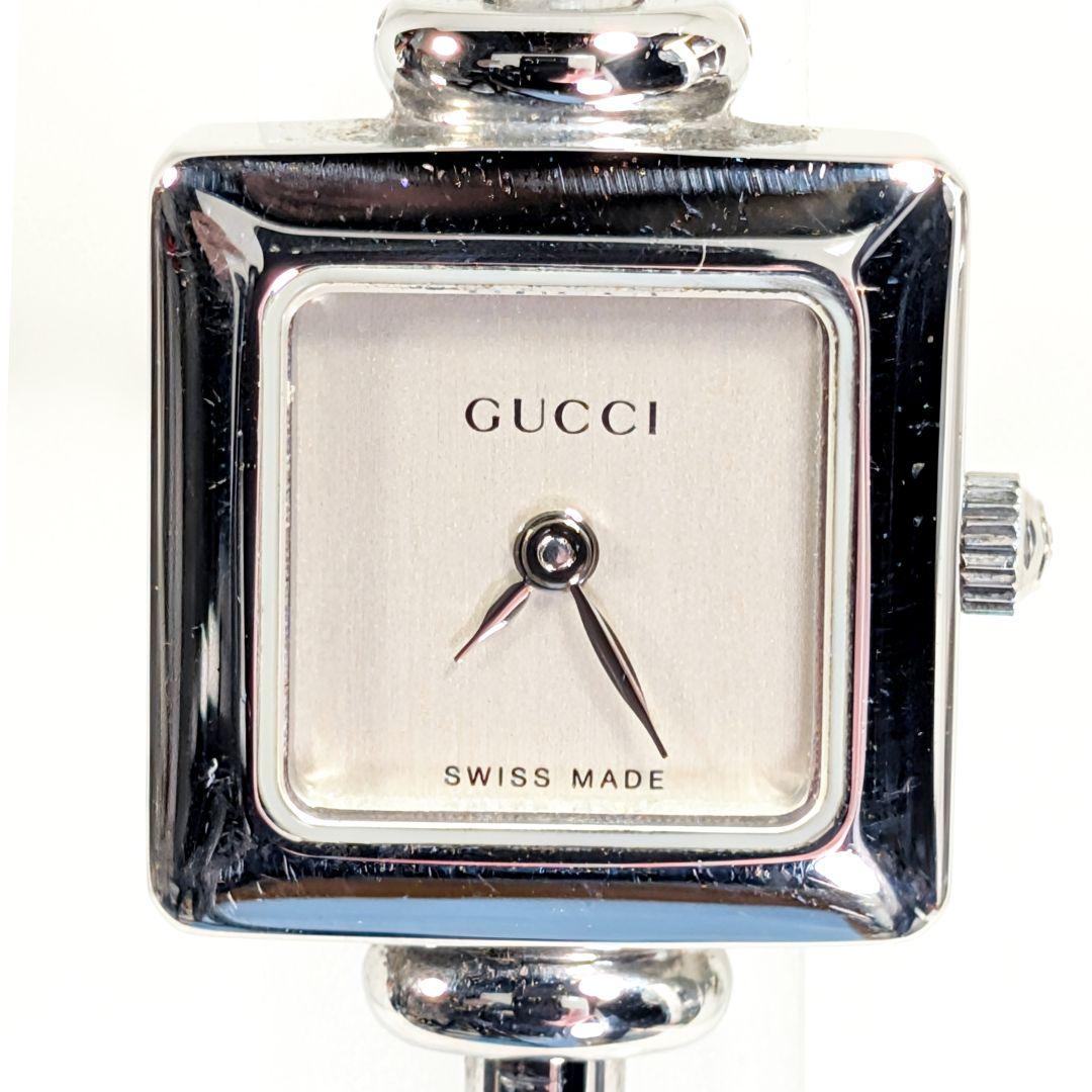 GUCCI 1900L バングルタイプ 電池交換済み可動品I-17美品