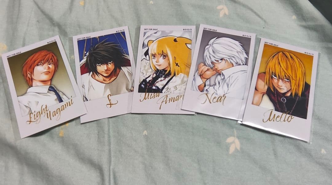 DEATH NOTE くじ引き堂　特製ミニブロマイド デスノート　特典