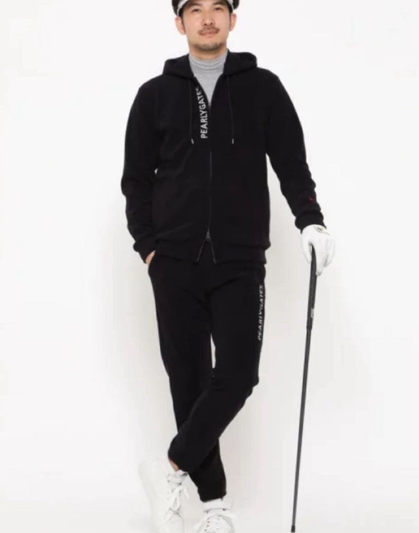 一平さん　新品　パーリーゲイツ　パンツ　ジョガー　ストレッチ　パイル