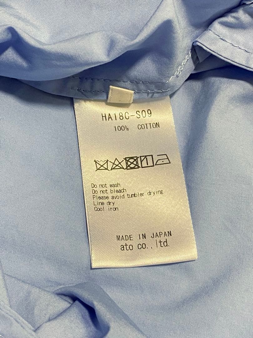 Herato ヘルト/loin. ロワン　ロングシャツ　ブルー　井川遥