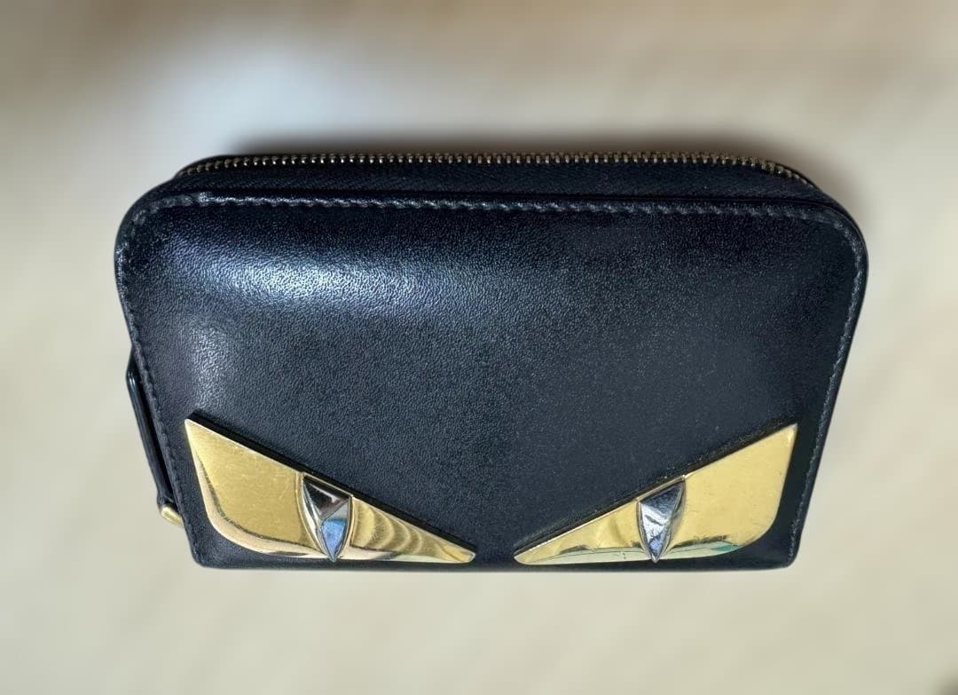 FENDI フェンディ モンスター ケース カードケース 黒