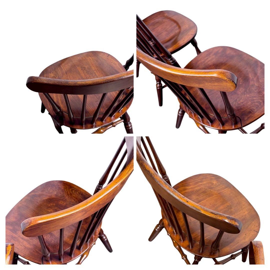 【2脚セット】柏木工 ウィンザーチェア 椅子 チェア 英国スタイル ビンテージ