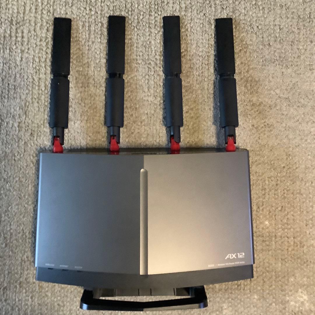 BUFFALO Wi-Fiルーター WXR-6000AX12S/D