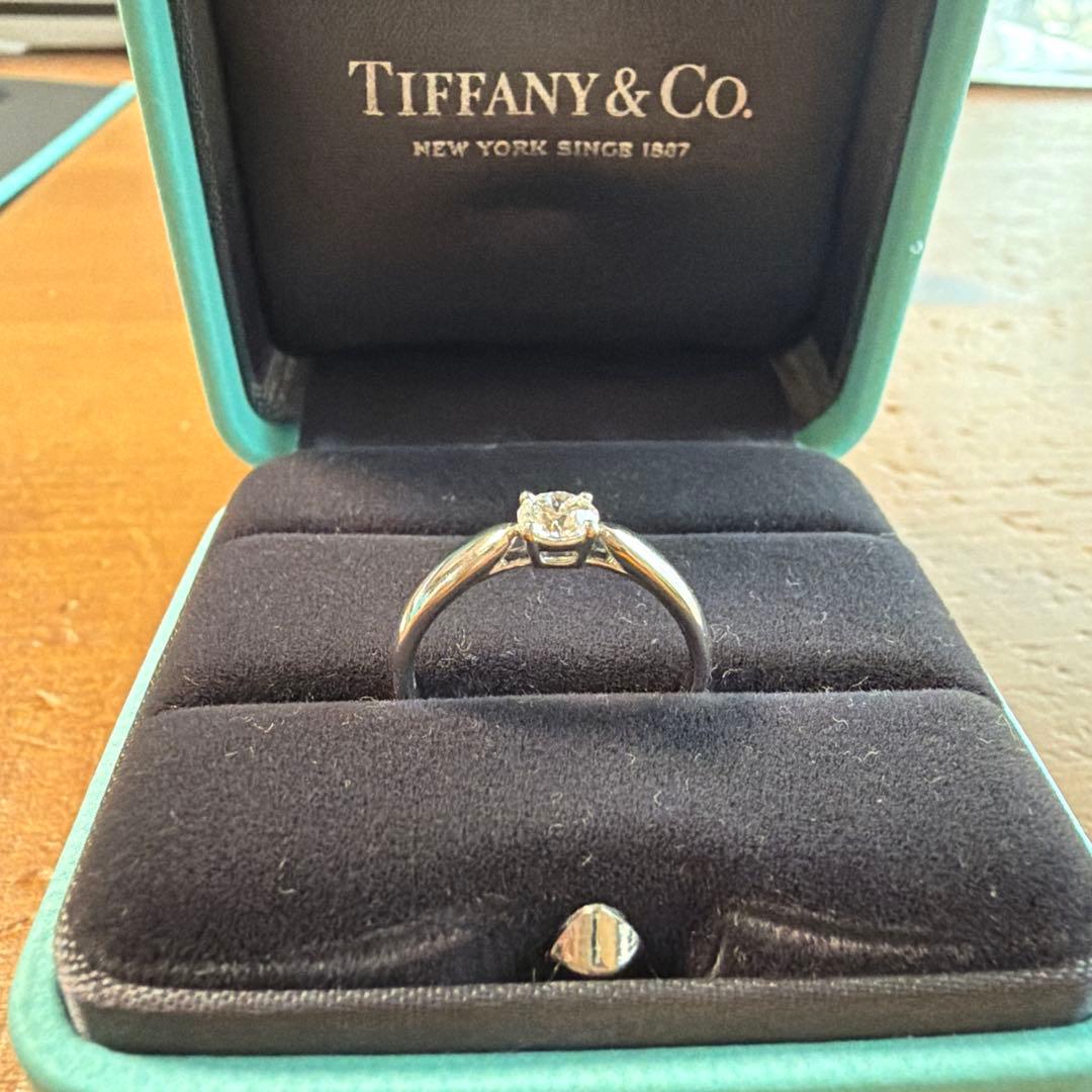 【めん】ティファニー ハーモニー 0.30ct 9号 婚約指輪