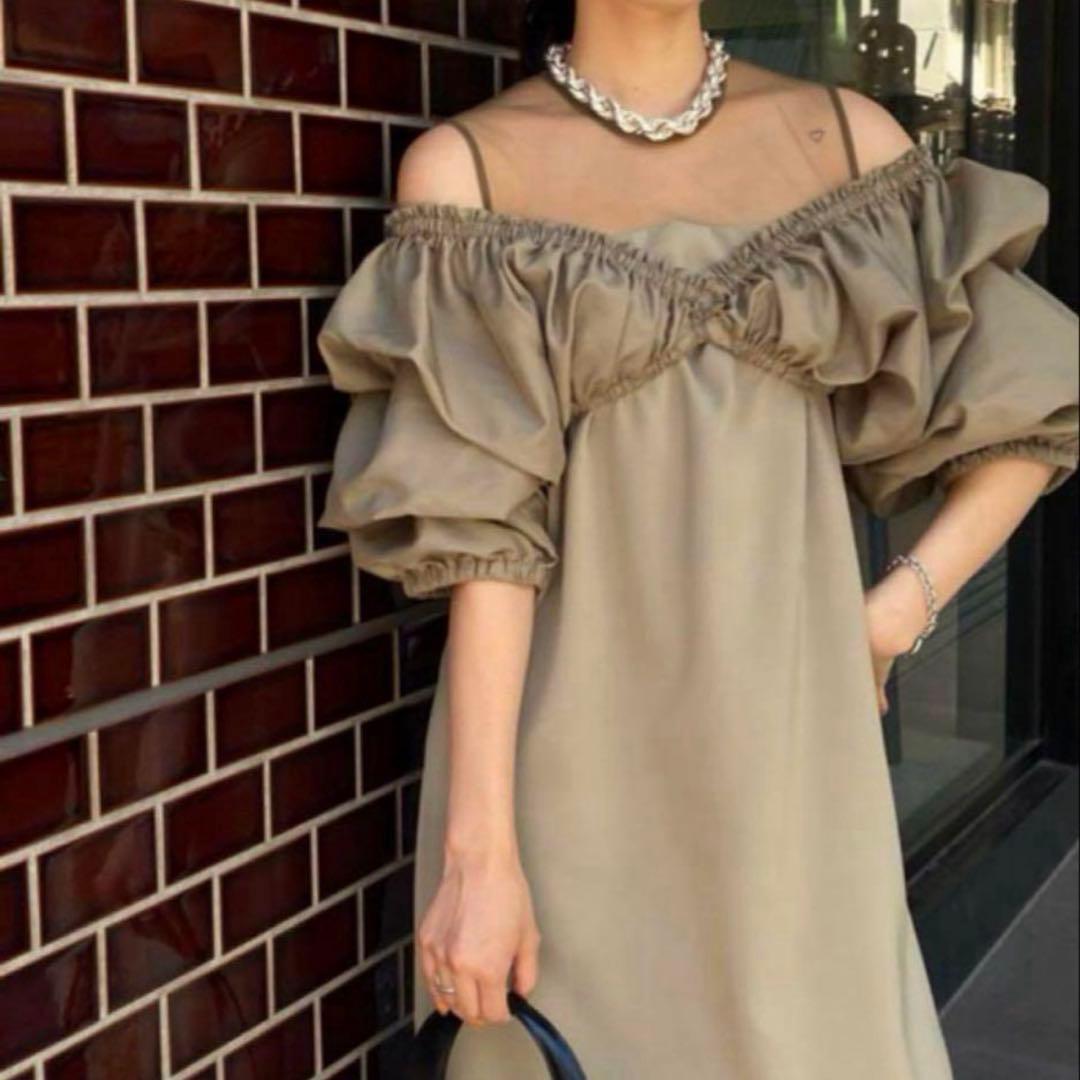 p*h様 【美品】Ameri VOLUME BUSTIER LAYERED DR