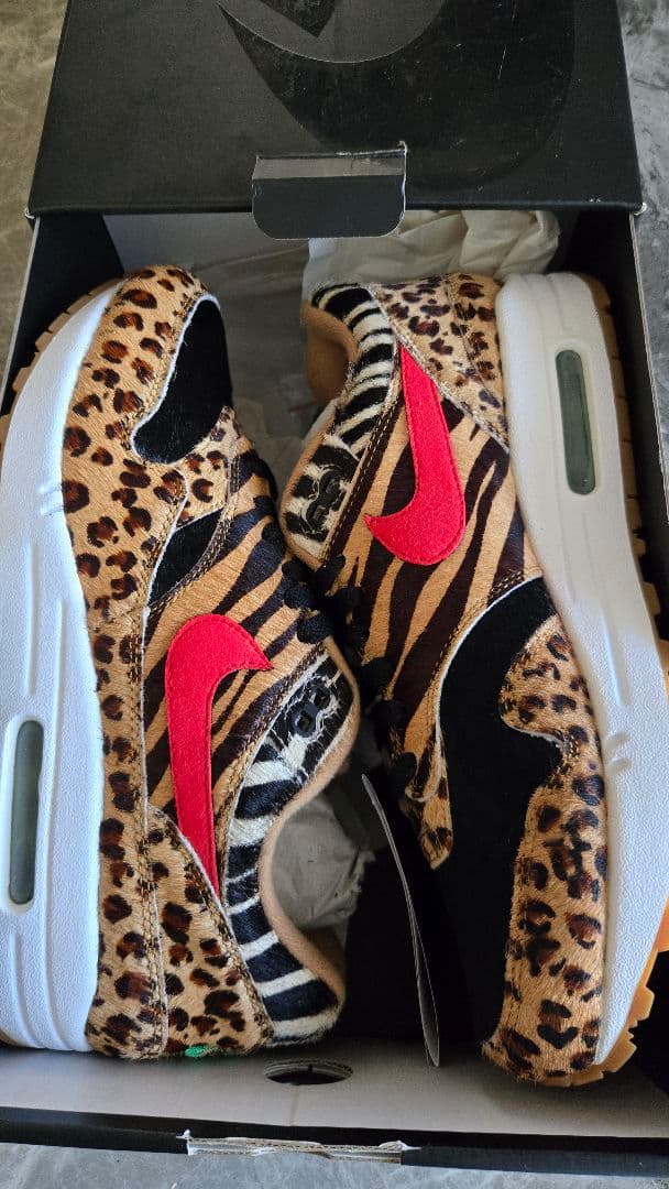新品未使用タグ付き air max 1 アニマルパック　atmos　２６cm