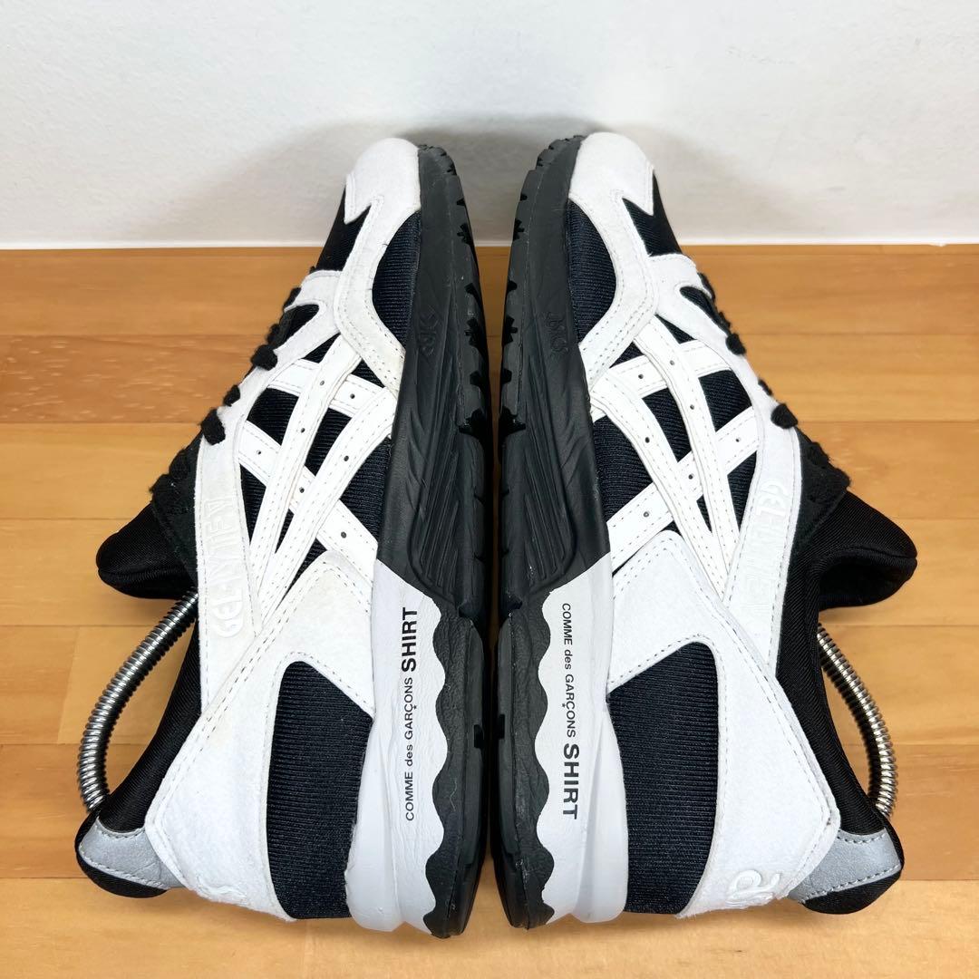 pom 美品 アシックス コムデギャルソンシャツ ゲルライト5“ブラック\"