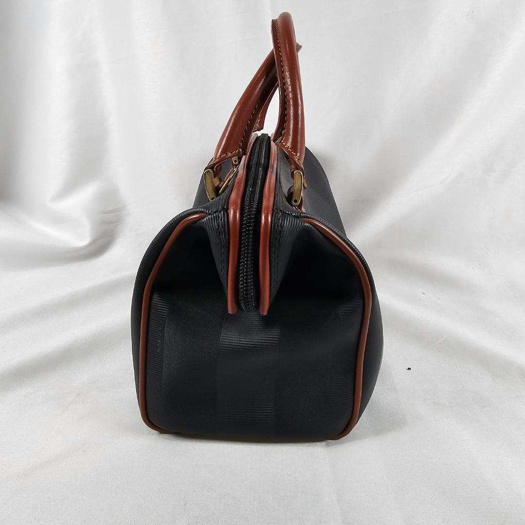 FENDI フェンディ ペカン ミニボストン ヴィンテージ 黒茶