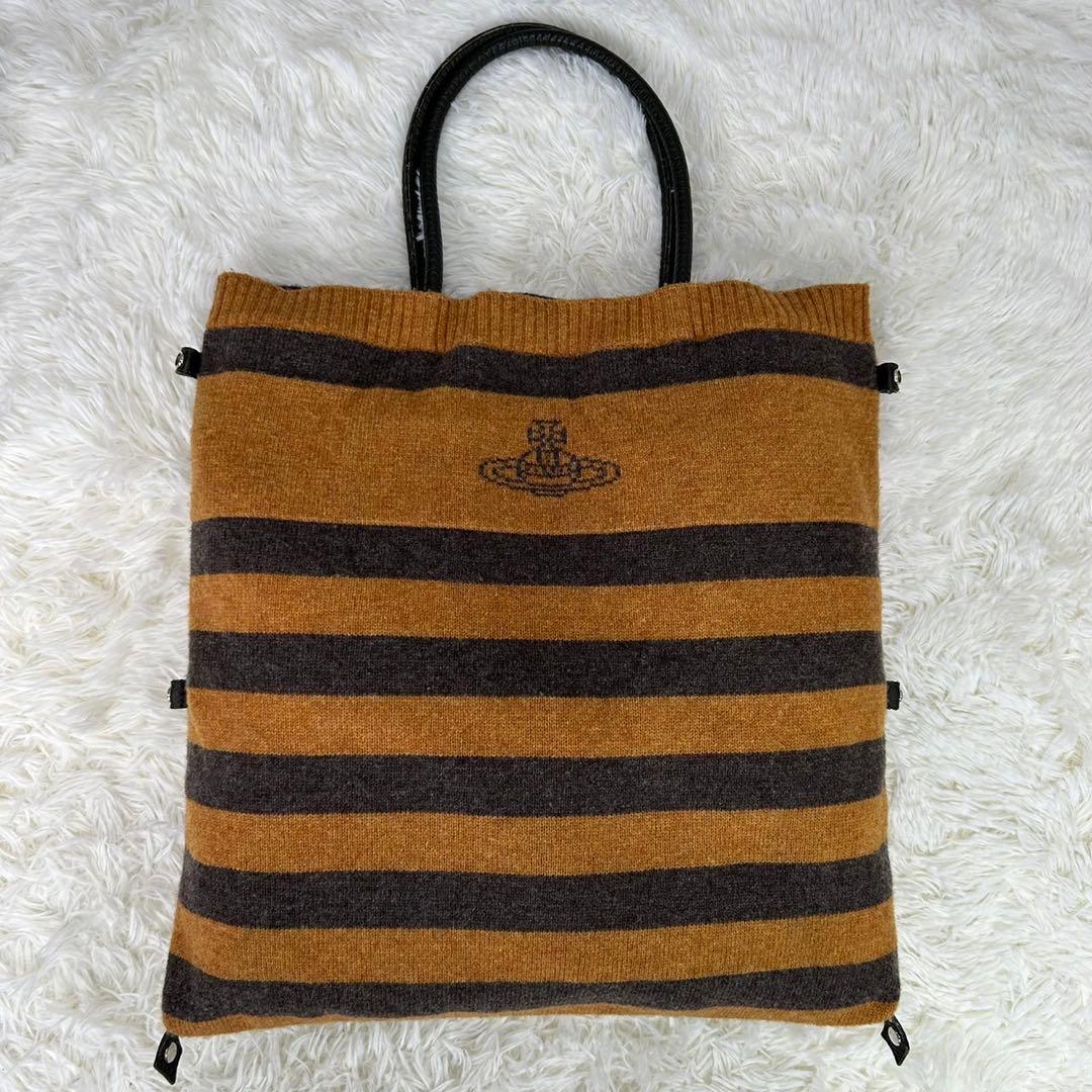 【極美品】ヴィヴィアンウエストウッド 3way バッグ ウール×レザー オーブ