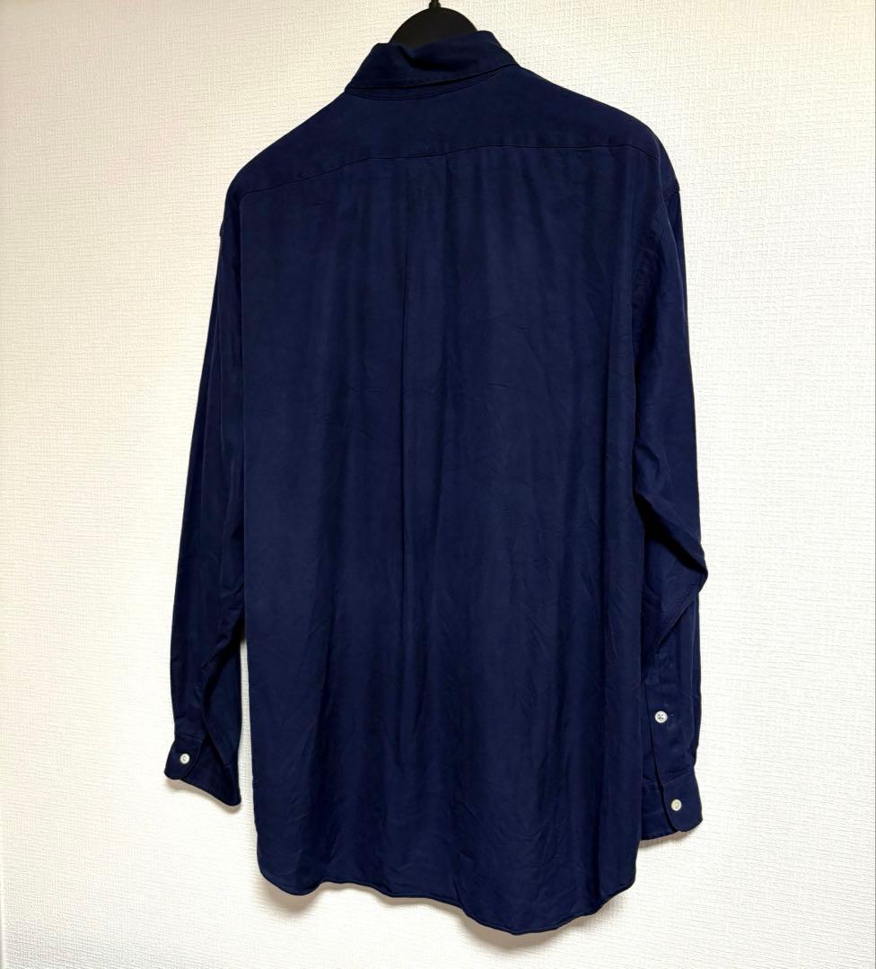 【超希少】ラルフローレン シルクコットン BLAKE 濃紺 L 激レア90s