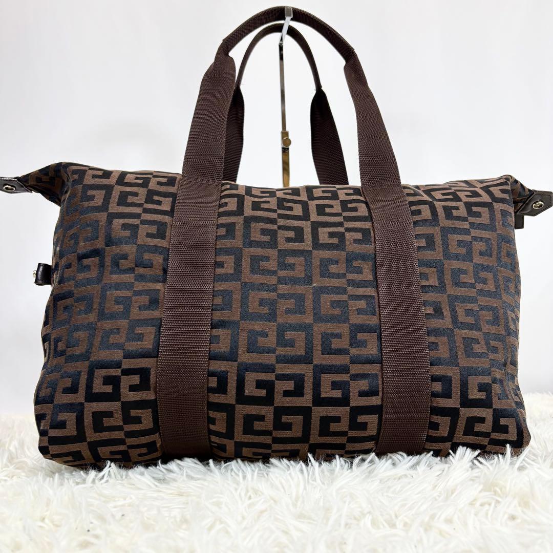 希少✨ジバンシー ボストンバッグ トラベルバッグ 大容量 総柄 ユニセックス