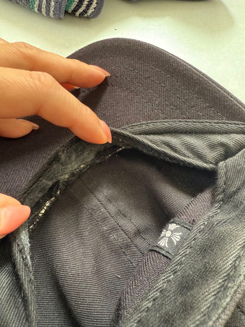 CHROME HEARTS 黒 ベースボールキャップ