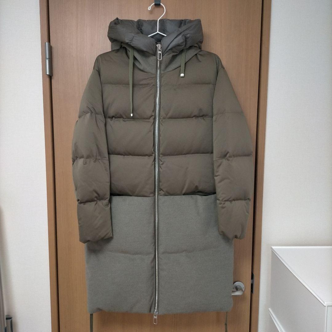 極美品　DUNO ダウンジャケット オリーブグリーン