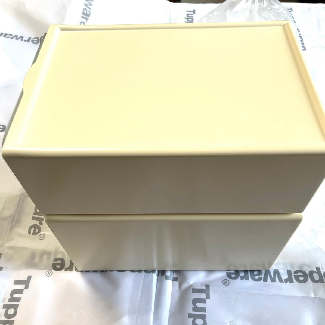 新品　タッパーウェア　システムドロワー　2個セット　メルカリ便