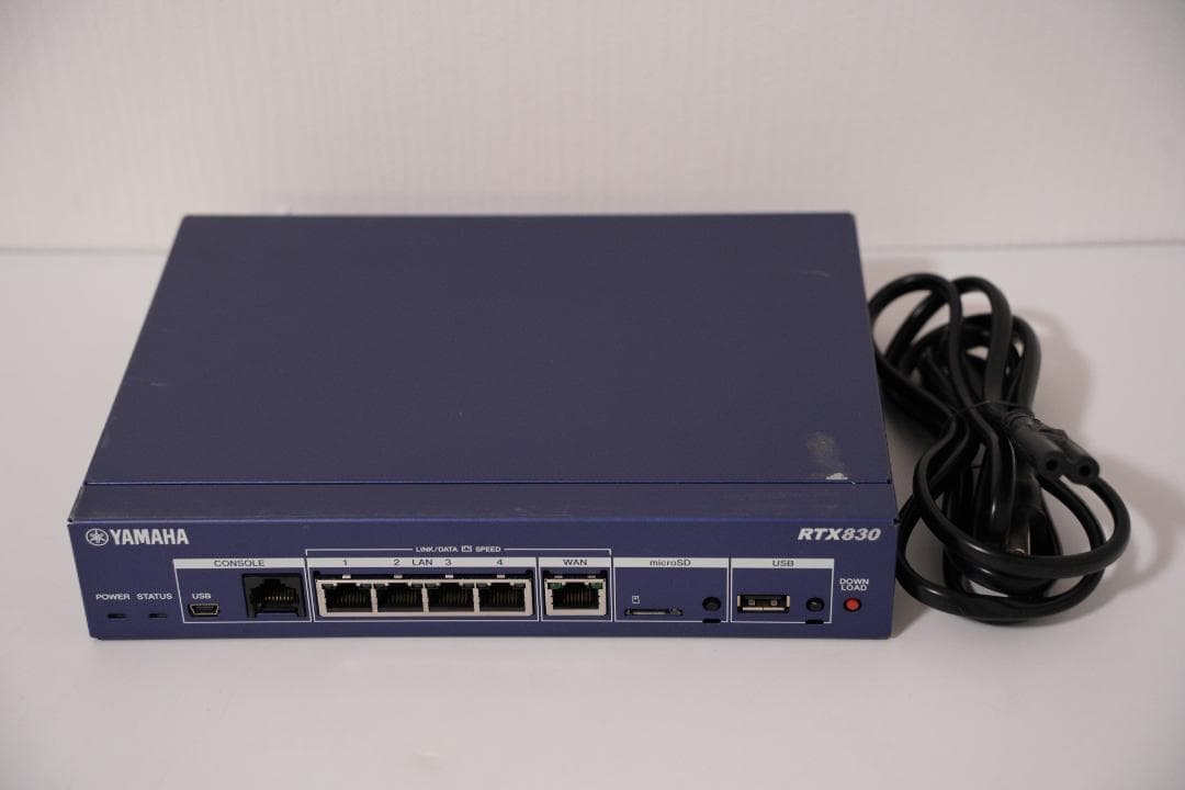 ヤマハ USB ギガアクセスVPNルーター dual_band RTX830