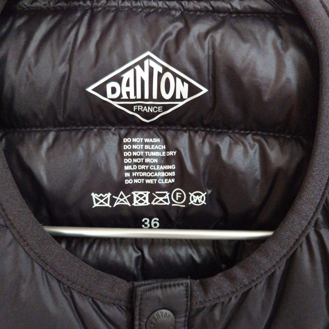 うめ DANTONインナーダウンジャケット 36 黒