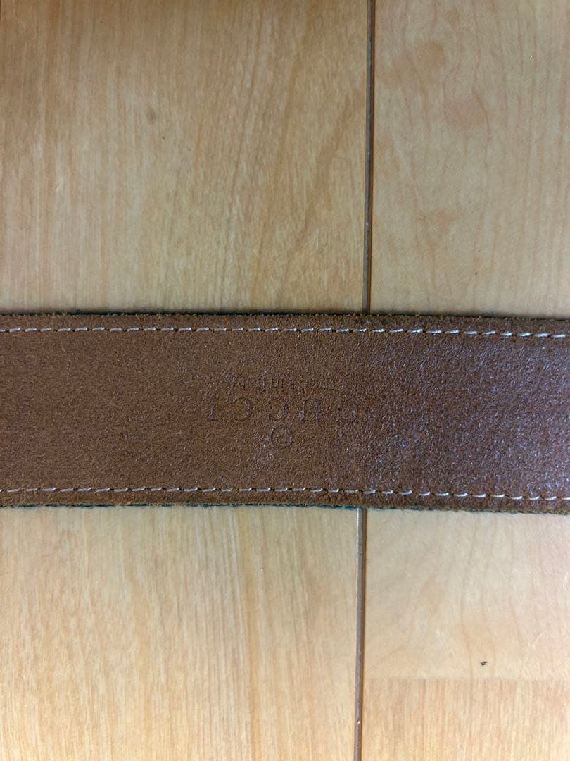 Gucci ダブルGロゴ ベルト グリーン/レッド