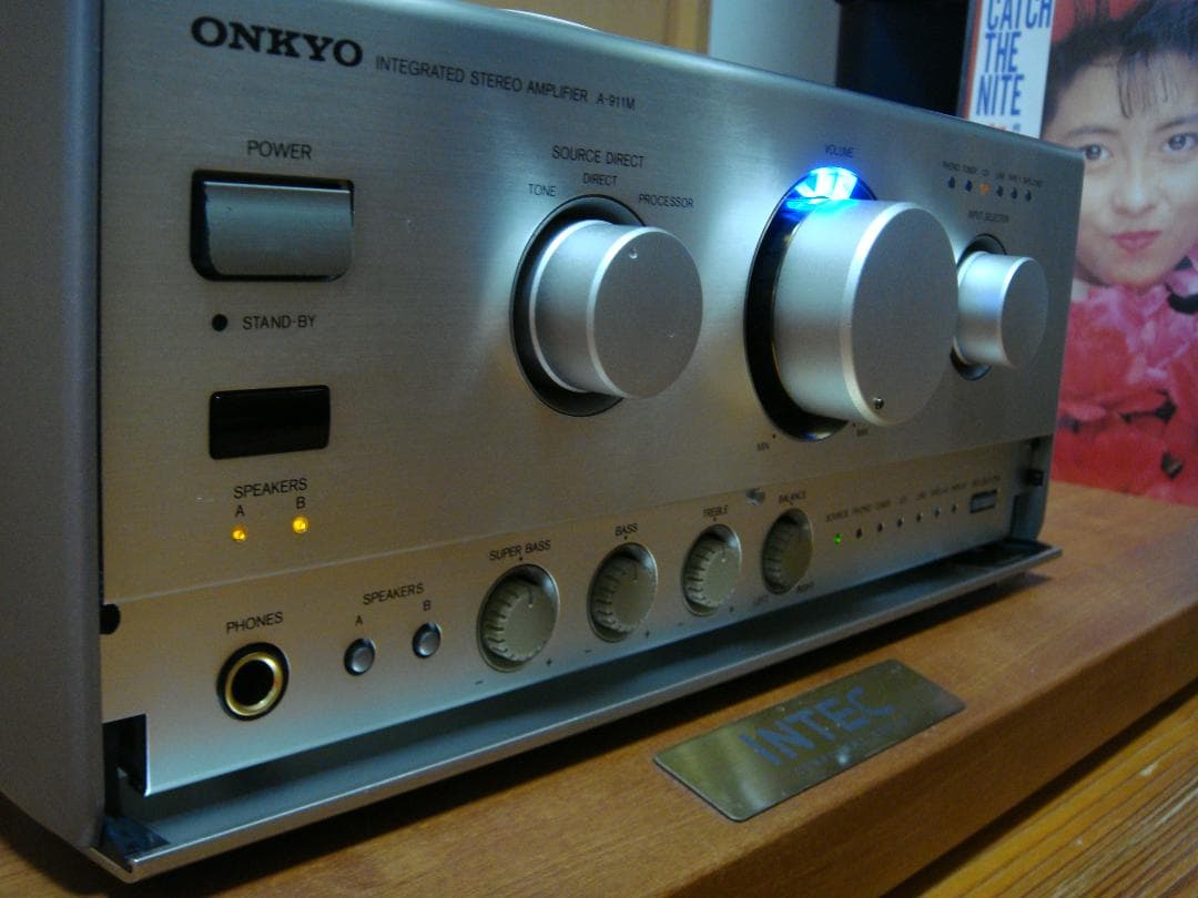 整備済 程度良 ONKYOオンキョー INTEC275アンプ A-911M取説付