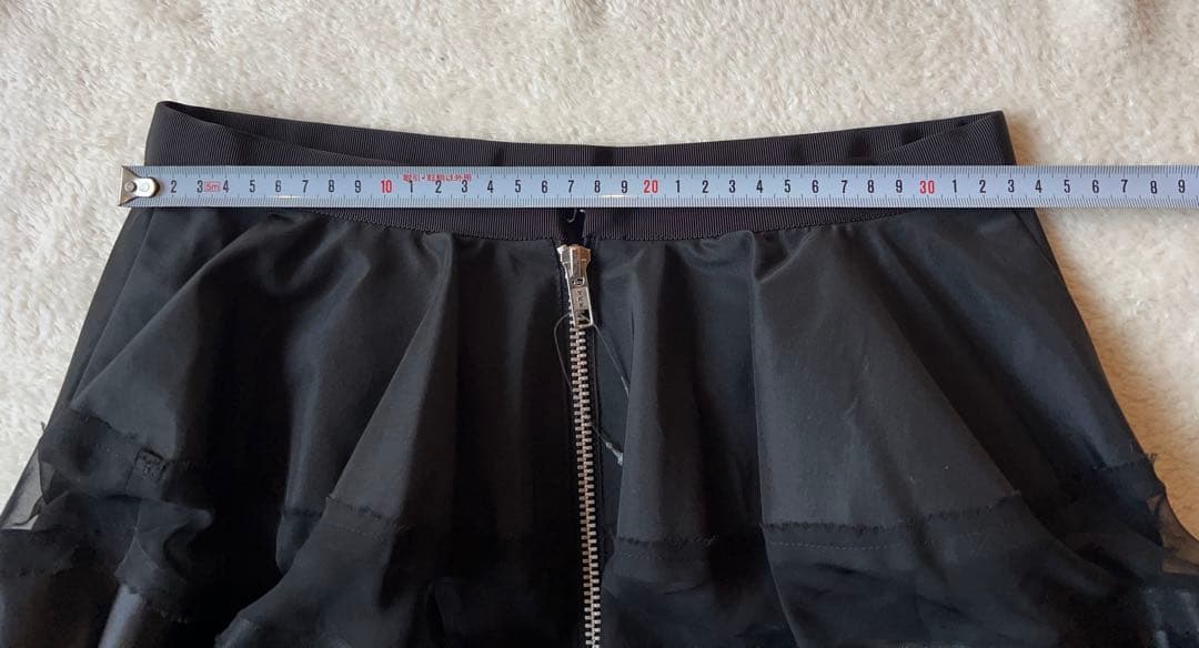 sacai 】サカイ スカート 異素材ミックス 黄色 黒 クリスマスに