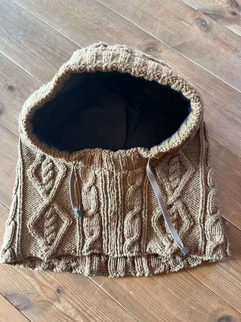 AUBERGE ARAN ニット バラクラバ フード ネックウォーマー