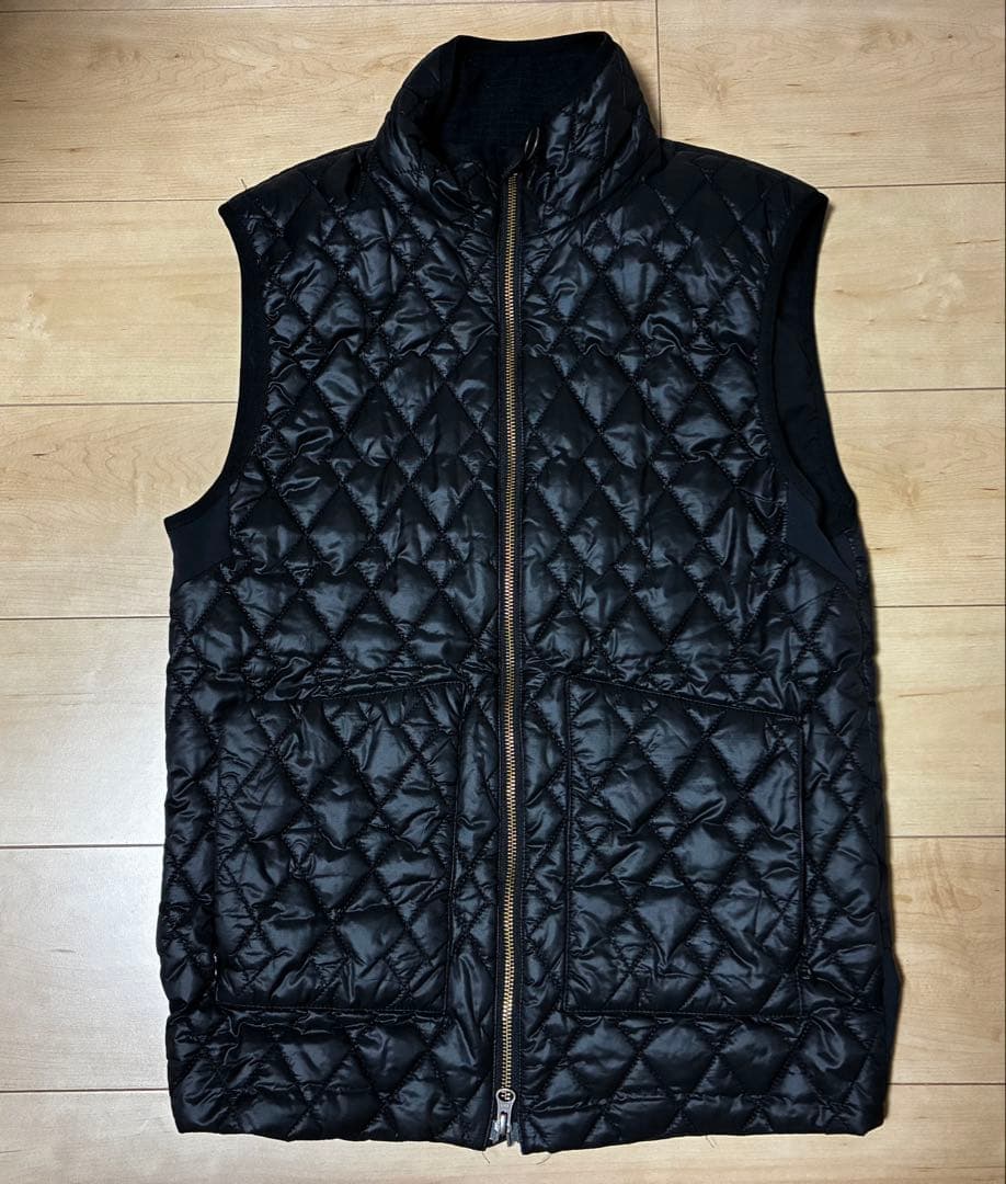 ウォーキング・ランニングウェア charbon LIMONTA CHAMBRAY NYLON PUFF VEST