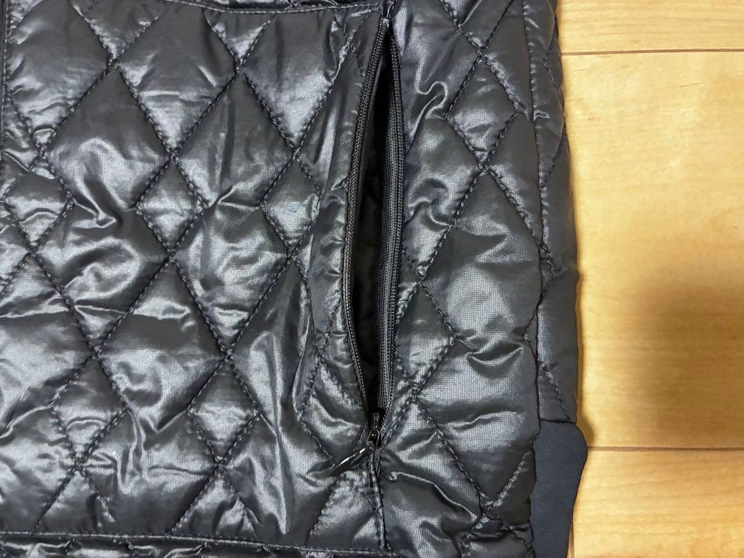 ウォーキング・ランニングウェア charbon LIMONTA CHAMBRAY NYLON PUFF VEST