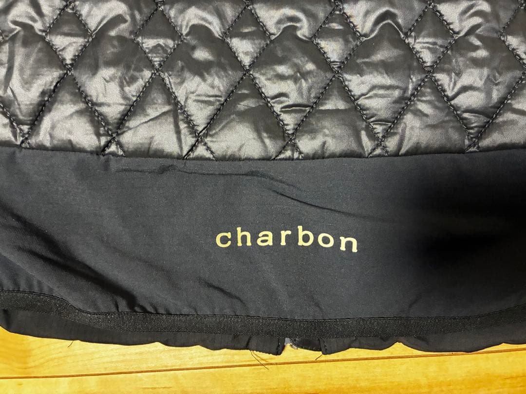 ウォーキング・ランニングウェア charbon LIMONTA CHAMBRAY NYLON PUFF VEST