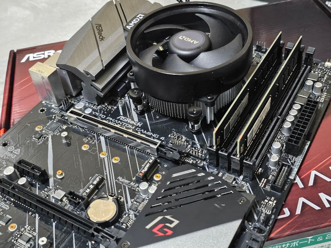 X570 Ryzen 5 3600 DDR4 8gb ×2 計 16GB