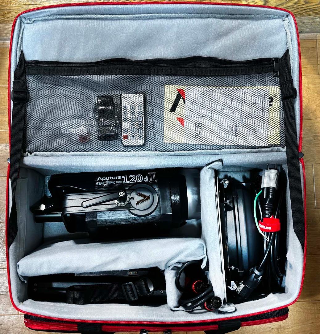 Aputre 120d II ライトとライトドーム