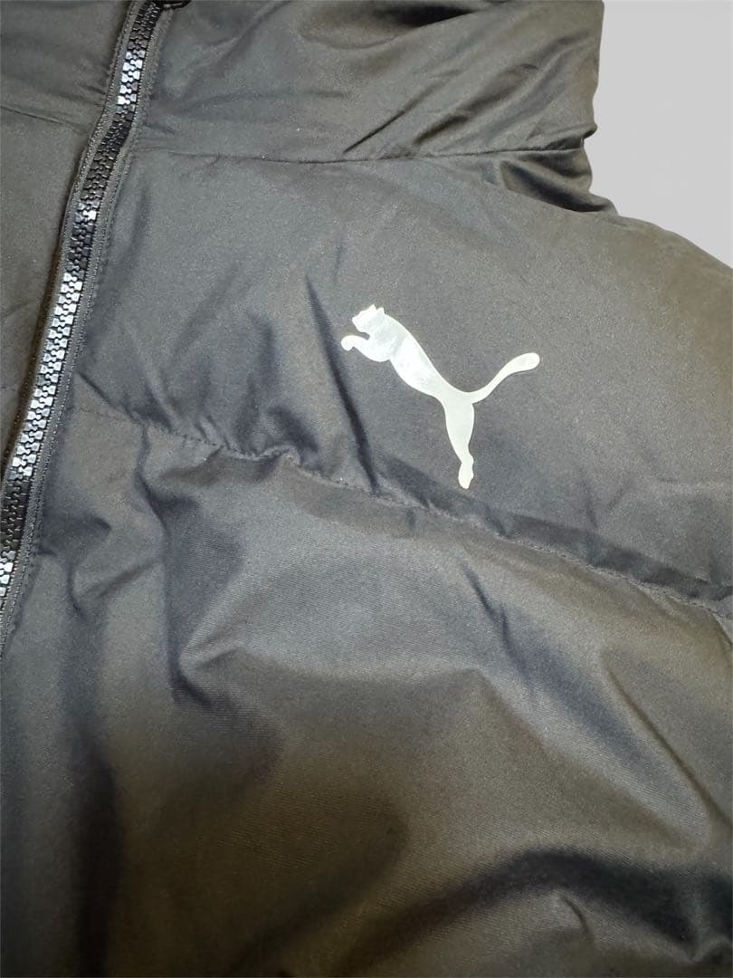 【美品】プーマ　 ᒪサイズ　レディース ベンチコート ダウンコート　ロング　黒