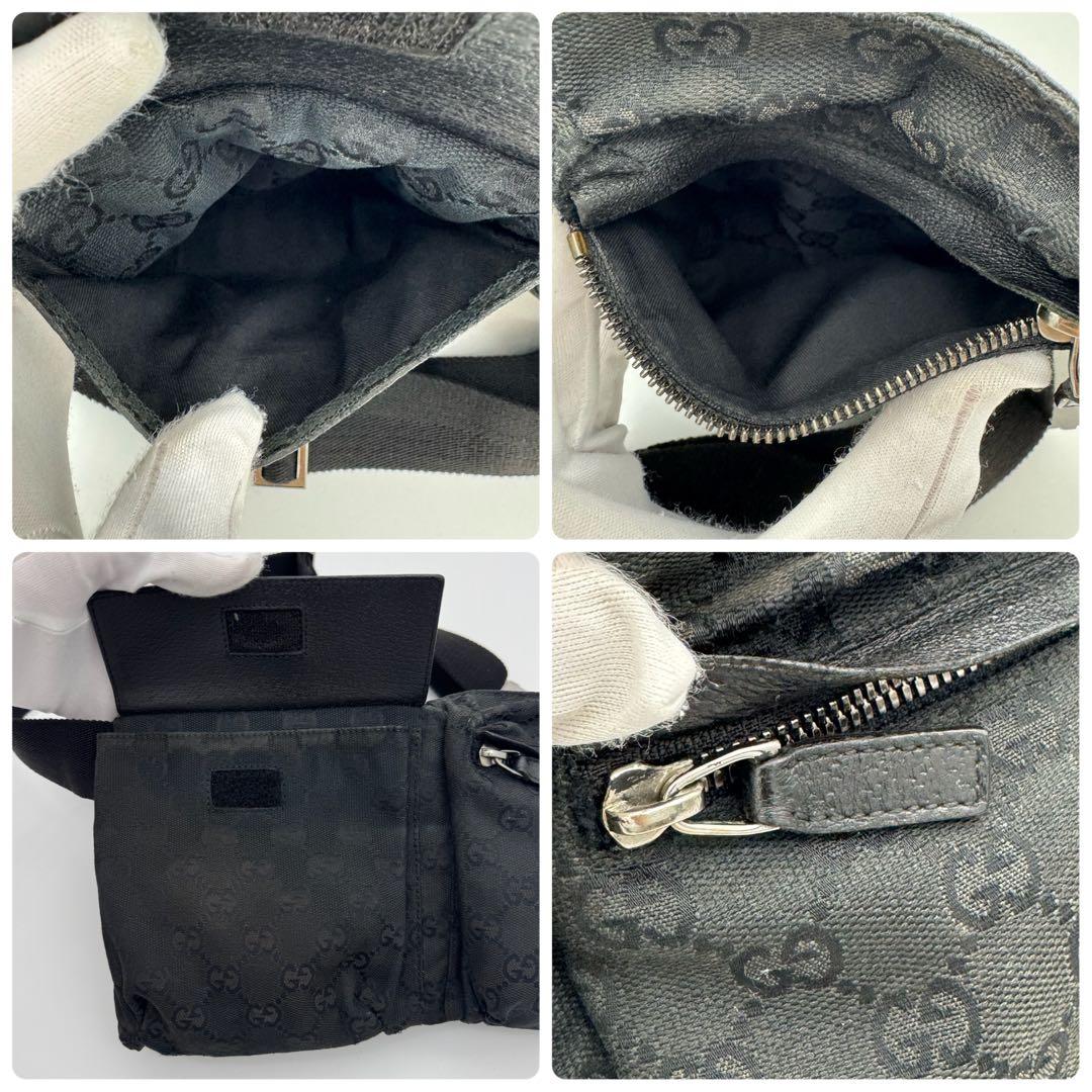 【月末セール】GUCCI グッチ ウエストバッグ ボディバッグ GG キャンバス