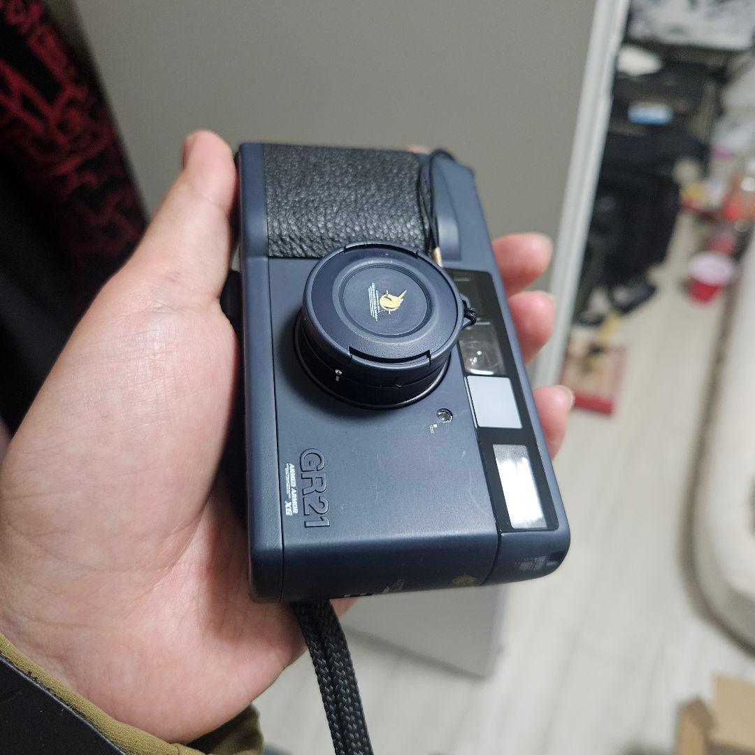 世界に一台フルカスタム RICOH GR21 | ダークネイビーカラ 一仕上げ