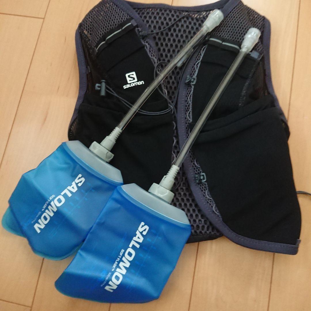 未使用ソフトフラスク付き SALOMON サロモン アクティブスキン8