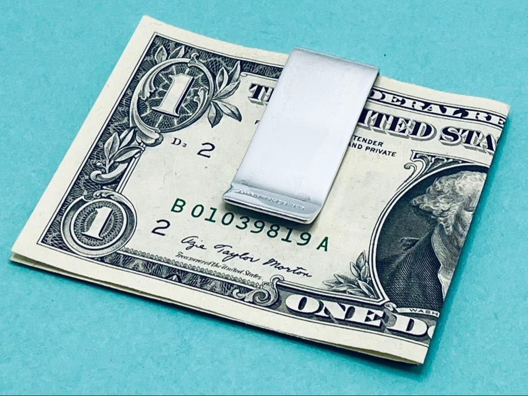 h448 オールド　ティファニー　1837 マネークリップ　シルバー　925