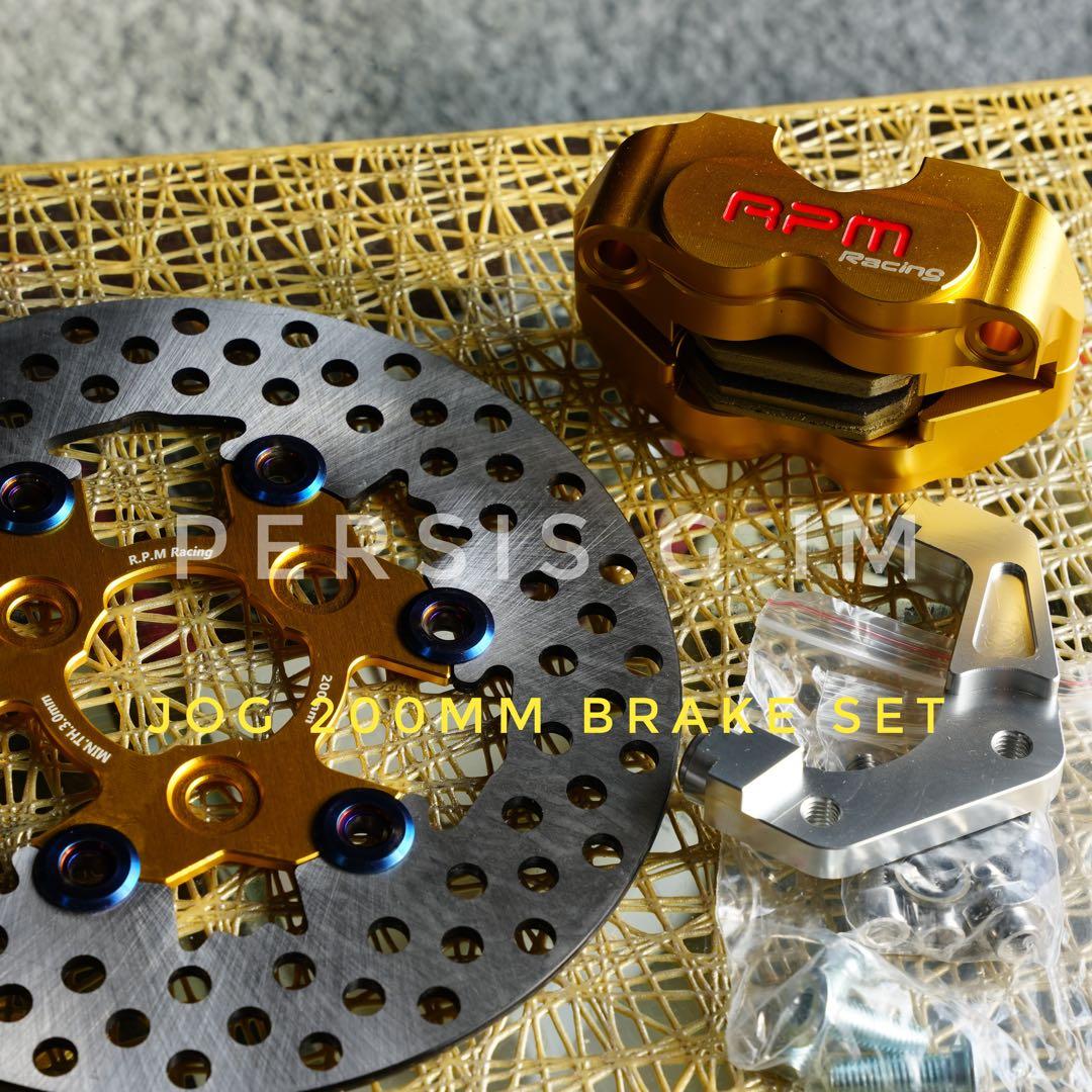 ヤマハジョグ系200mm金ビッグキャリパーキット アプリオ アクシスJOG ZR