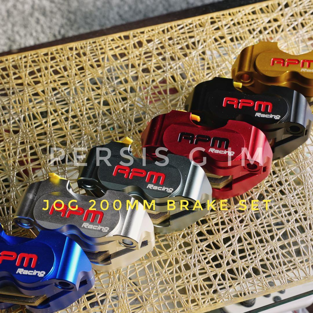 ヤマハジョグ系200mm金ビッグキャリパーキット アプリオ アクシスJOG ZR