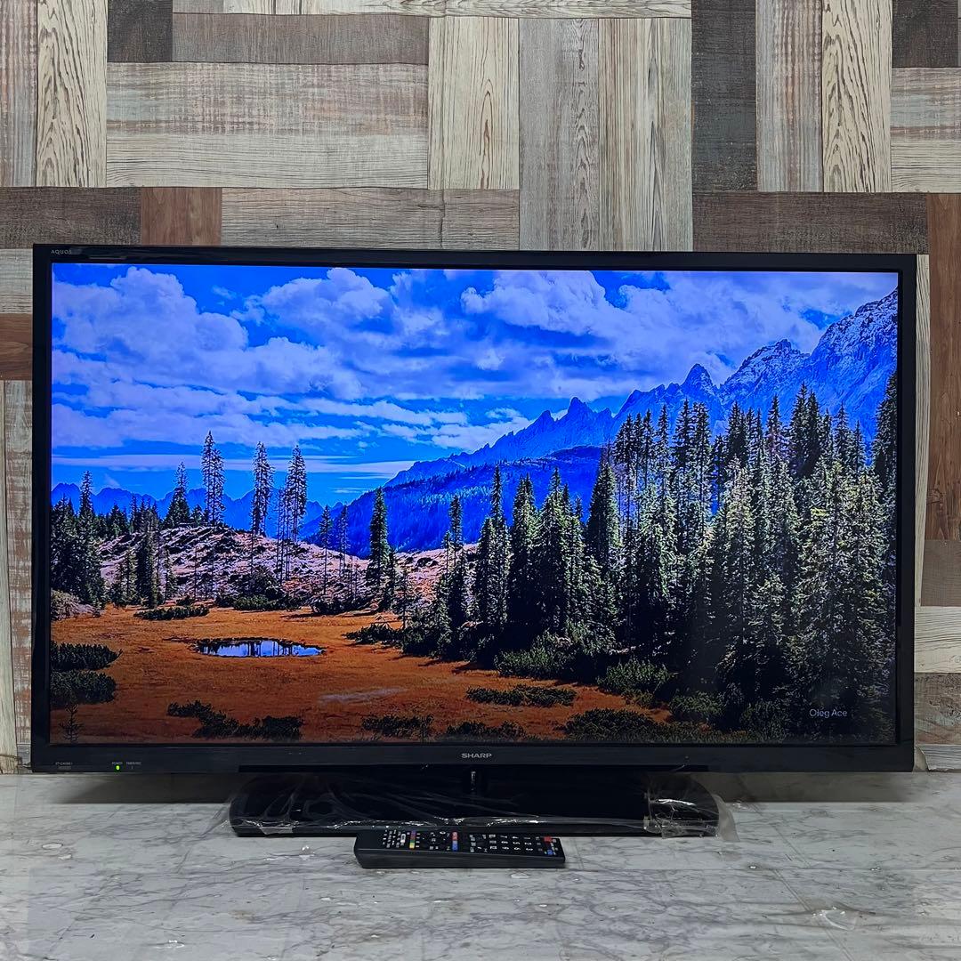 ゆうくん専用全国送料込シャープ40型液晶テレビ Wチューナー新品リモコン付