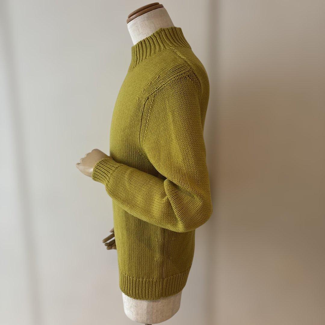 クルチアーニ／モックネックニット／マスタード／50